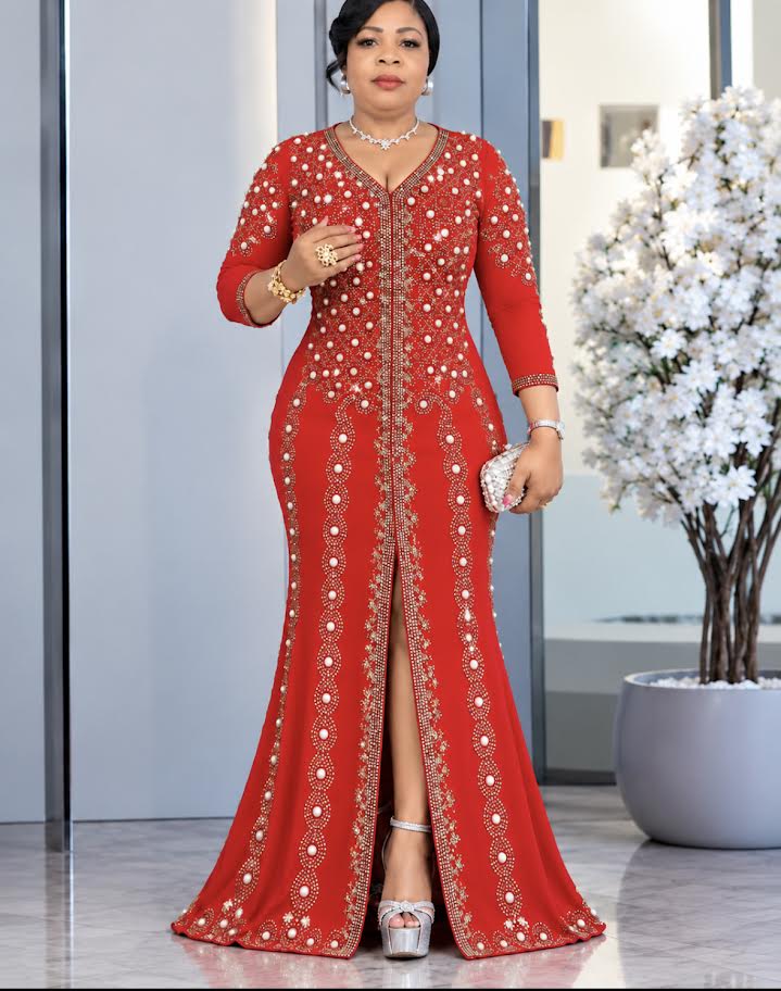 Roselle Royale Peplum Gown