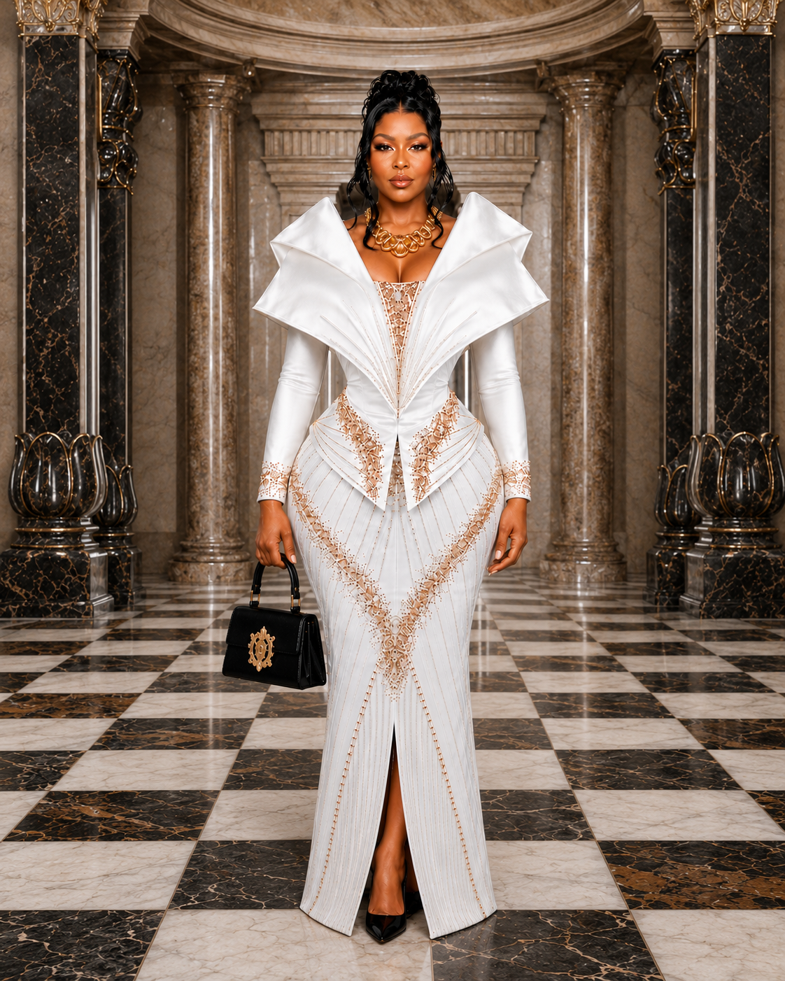 Regal Ivory Majesty Gown