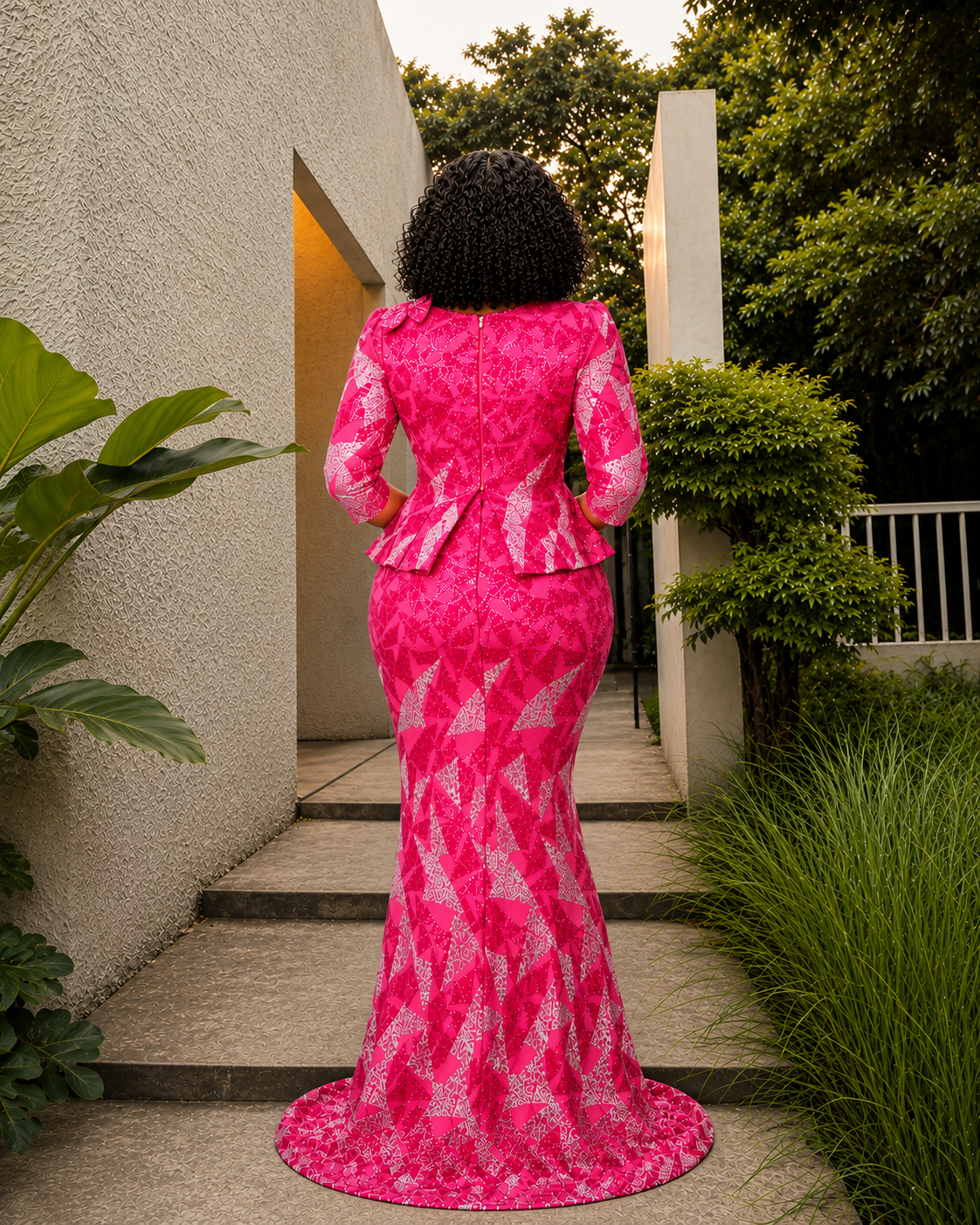 Roselle Royale Peplum Gown