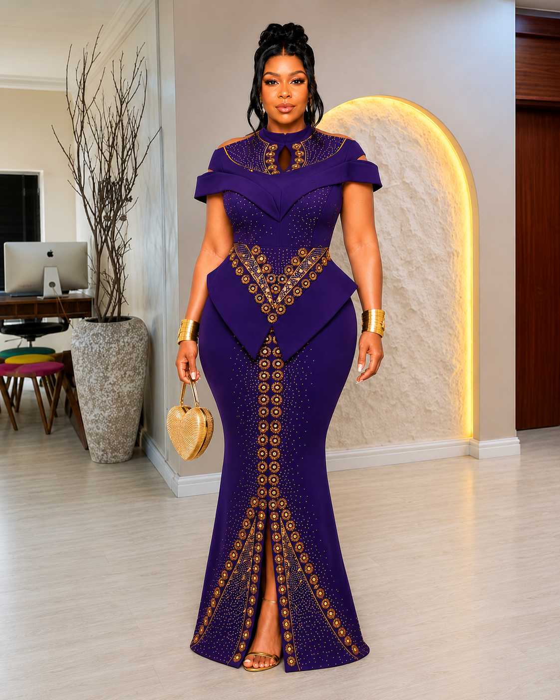 Royal Amethyst Majesty Gown