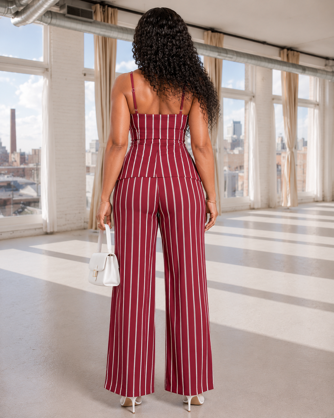 Ruby Stripe Elegance Set
