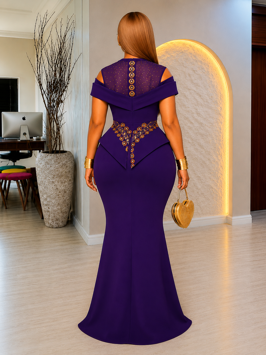 Royal Amethyst Majesty Gown